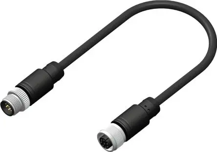 Produktfoto 1 von RS PRO CDF, 8-polig Sensor-Betätigungselementkabel, Gerade Buchse 8 / Gerade Stecker, Länge 2 m