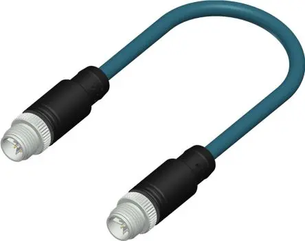 RS PRO CDM, 8-polig Sensor-Betätigungselementkabel, Gerade Stecker 8 / Gerade Stecker, Länge 1 m