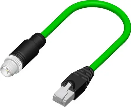 Produktfoto 1 von RS PRO CDM Cat6a Ethernet-Kabel, 10 m, Grün Abgeschirmt, Aussen ø 6.3 mm Außen-ø , Polyvinylchlorid
