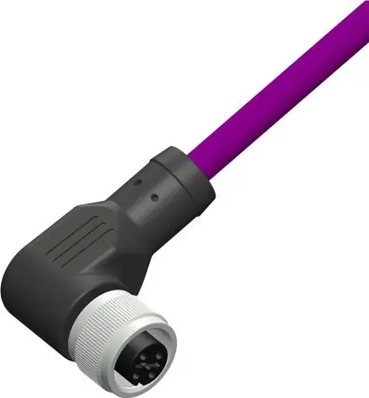 Produktfoto 1 von RS PRO CBF, 5-polig Sensor-Betätigungselementkabel, Rechtwinklig Buchse / Freies Ende Buchse, Länge 2 m