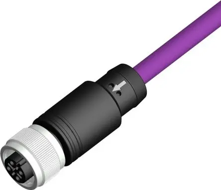 Produktfoto 1 von RS PRO CBF, 5-polig Sensor-Betätigungselementkabel, Gerade Buchse / Gerade, Nicht abgeschlossen Buchse, Länge 5 m