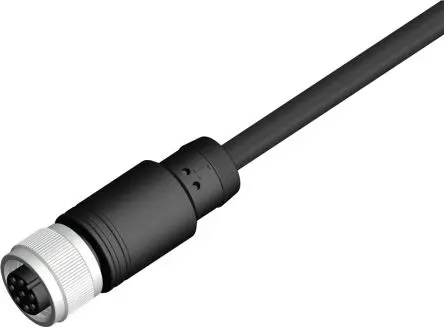 Produktfoto 1 von RS PRO CBF, 8-polig Sensor-Betätigungselementkabel, Gerade Buchse / Gerade, Nicht abgeschlossen Buchse, Länge 2 m