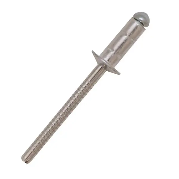 Produktfoto 1 von RS PRO Blende Niet, Ø 4.8 mm x 10 mm, Edelstahl, 4.9 mm aus Edelstahl