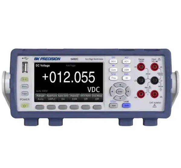Produktfoto 1 von BK Precision 5492C Werkbank Digital Multimeter Echteffektivwert, 100 mΩ