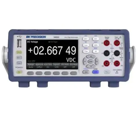 Produktfoto 1 von BK Precision 5493C Werkbank Digital Multimeter Echteffektivwert 750 V ac / 10 A ac 10 A dc, 100 mΩ