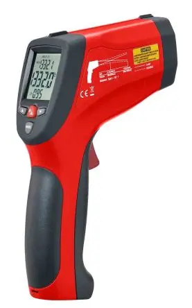 Produktfoto 1 von RS PRO RS-8868 Infrarot Thermometer, -50 °C 60:1, bis 1200 °C, ±1°C, Fahrenheit, °C, F