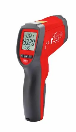 Produktfoto 1 von RS PRO RS-8876 Infrarot Thermometer, -50 °C 20:1, bis 1000 °C, ±1°C, F, °C, Fahrenheit