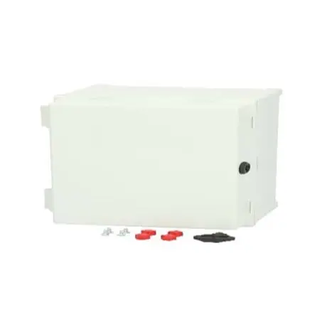 Produktfoto 1 von RS PRO Polycarbonat Wandanschlusskasten Hellgrau IP65 Transparente Tür, HxBxT 200 mm, 300 mm x 180 mm
