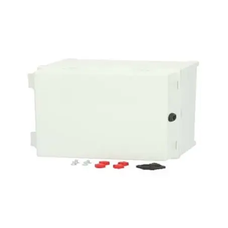 Produktfoto 1 von RS PRO Polycarbonat Wandanschlusskasten Hellgrau IP65 Transparente Tür, HxBxT 300 mm, 200 mm x 180 mm