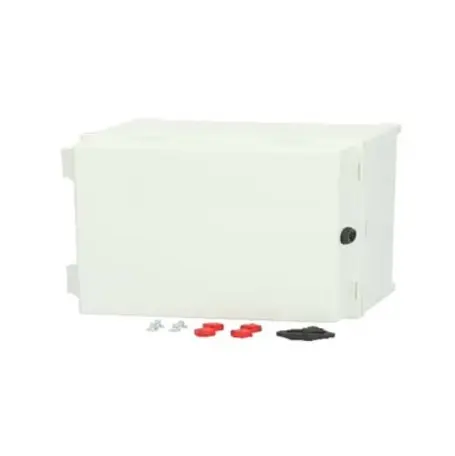 Produktfoto 1 von RS PRO Polycarbonat Wandanschlusskasten Hellgrau IP65, HxBxT 300 mm, 400 mm x 180 mm