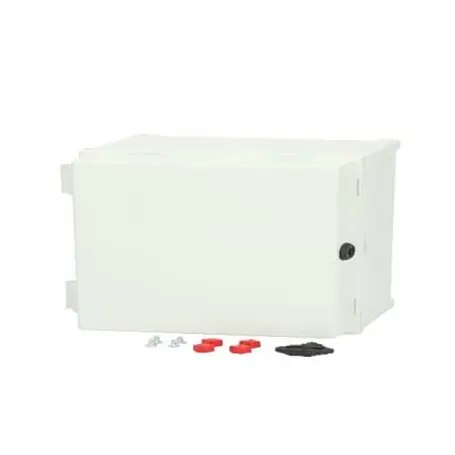 Produktfoto 1 von RS PRO Polycarbonat Wandanschlusskasten Hellgrau IP65 Transparente Tür, HxBxT 400 mm, 300 mm x 180 mm