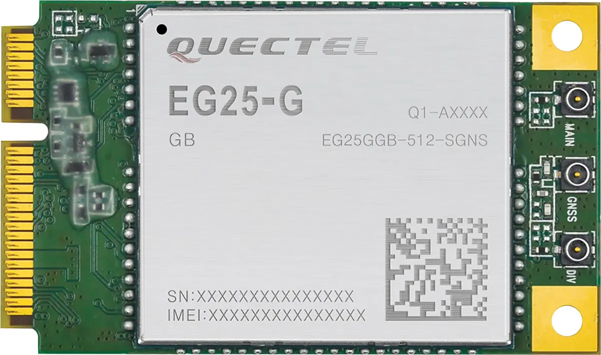Produktfoto 1 von Quectel HF-Modul Modul HF-Modul 1900 MHz bis 150 Mbps 4.3 V, Oberfläche