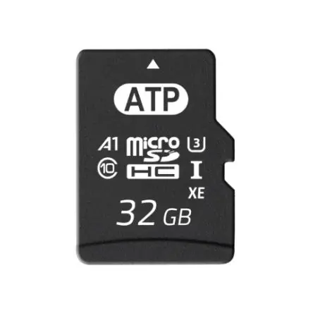 Produktfoto 1 von ATP 128 GB MicroSDHC MicroSD U3, Klasse 10, UHS-I Industriequalität, SLC