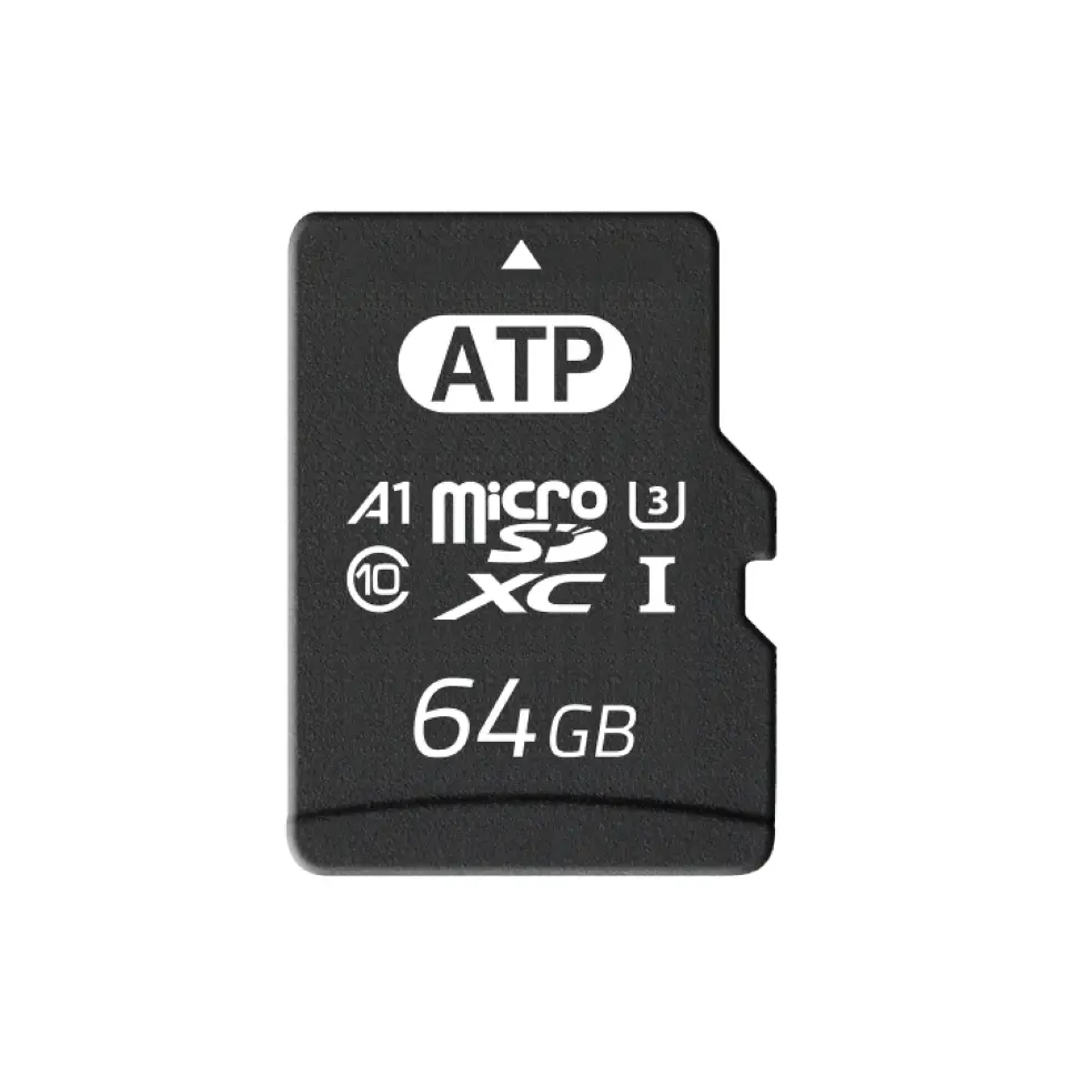 Produktfoto 1 von ATP 128 GB MicroSDXC MicroSD UHS-I, Klasse 10, U3 Industriequalität, 3D TLC