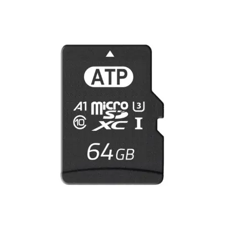 Produktfoto 1 von ATP 128 GB MicroSDXC MicroSD UHS-I, Klasse 10, U3 Industriequalität, 3D TLC