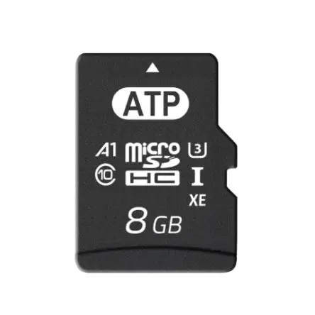 Produktfoto 1 von ATP 128 GB MicroSDHC MicroSD Klasse 10, UHS-I, U3 Industriequalität, SLC