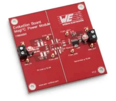 Wurth Elektronik 177920514, 177920524, 177920534 Entwicklungsbausatz Spannungsregler, MagI3C Strommodul DC/DC-Wandler,