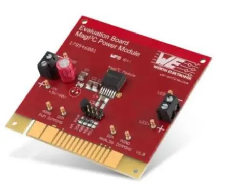 Produktfoto 1 von Würth Elektronik 172946001 Entwicklungsbausatz Spannungsregler, MagI3C Power Module Abwärtsregler
