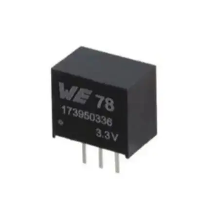 Produktfoto 1 von Wurth Elektronik DC/DC Konverter 5-Kanal, 500 mA 710 kHz SIP 3-Pin Festwert 5V 3.3 V