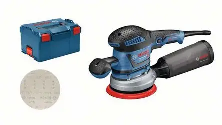 Produktfoto 1 von Bosch GEX 40-150 GEX 40-150 Mit Leitung-, 150 mm Schleifplatte Bürstenmotor, 4 mm Schwingkreis-Ø