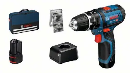 Produktfoto 1 von Bosch GSB Bohrschrauber Schnurlos Bürstenmotor Auto-Sperre 2 Ah 7 mm 30 Nm