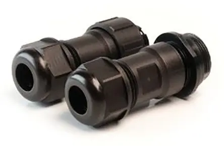 Produktfoto 1 von RS PRO SP17 17 mm Rundsteckverbinder Stecker, Buchse 2-polig Stecker/Buchse 10A Kabel IP68