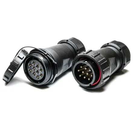 Produktfoto 1 von RS PRO SP29 38.8 mm Rundsteckverbinder Stecker, Buchse 10-polig Stecker/Buchse 10A Kabel IP68