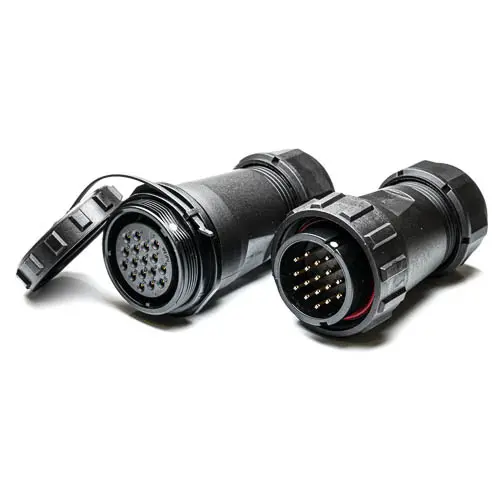 Produktfoto 1 von RS PRO SP29 38.8 mm Rundsteckverbinder Stecker, Buchse 17-polig Stecker/Buchse 10A Kabel IP68