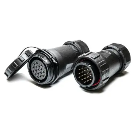 Produktfoto 1 von RS PRO SP29 38.8 mm Rundsteckverbinder Stecker, Buchse 17-polig Stecker/Buchse 10A Kabel IP68