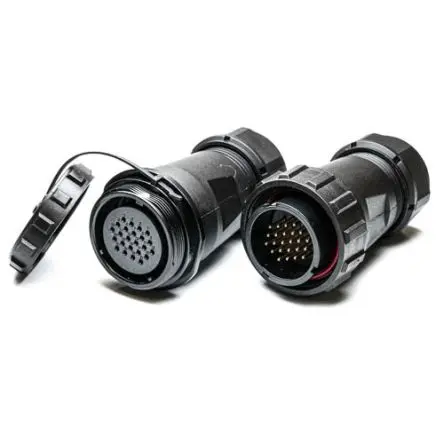 Produktfoto 1 von RS PRO SP29 38.8 mm Rundsteckverbinder Stecker, Buchse 24-polig Stecker/Buchse 5A Kabel IP68