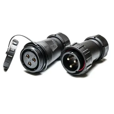 Produktfoto 1 von RS PRO SP29 38.8 mm Rundsteckverbinder Stecker, Buchse 3-polig Stecker/Buchse 50A Kabel IP68