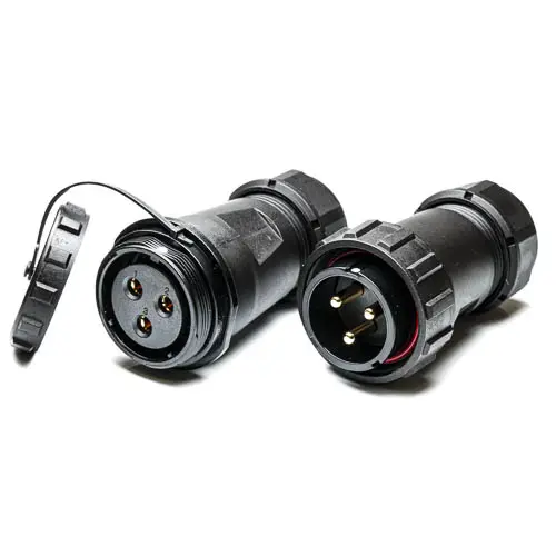 Produktfoto 1 von RS PRO SP29 38.8 mm Rundsteckverbinder Stecker, Buchse 3-polig Stecker/Buchse 32A Kabel IP68