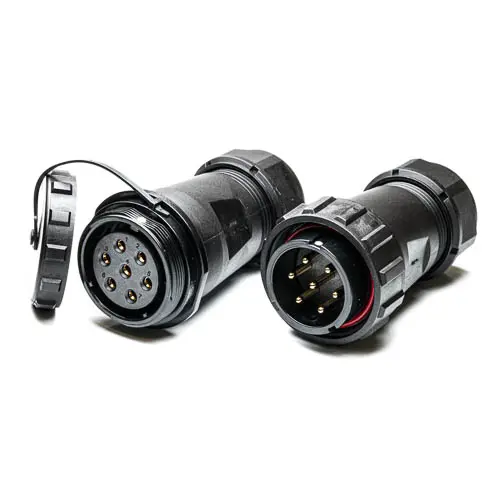 Produktfoto 1 von RS PRO SP29 38.8 mm Rundsteckverbinder Stecker, Buchse 7-polig Stecker/Buchse 25A Kabel IP68