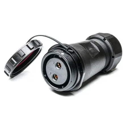 Produktfoto 1 von RS PRO SP29 38.8 mm Rundsteckverbinder Buchse 2-polig Buchse 32A Kabel IP68