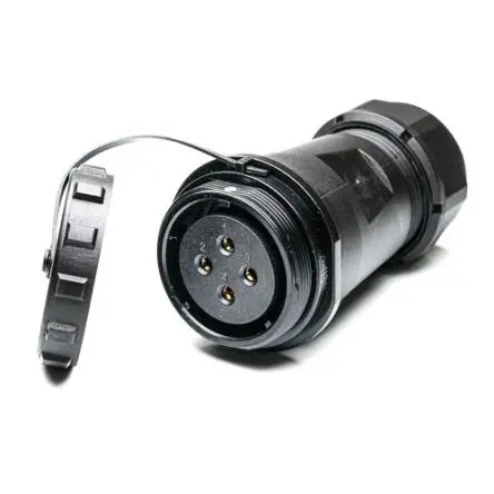 Produktfoto 1 von RS PRO SP29 38.8 mm Rundsteckverbinder Buchse 4-polig Buchse 10A Kabel IP68