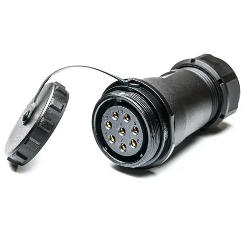 Produktfoto 1 von RS PRO SP29 38.8 mm Rundsteckverbinder Buchse 8-polig Buchse 25A Kabel IP68