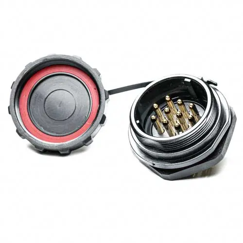 Produktfoto 1 von RS PRO SP29 38.8 mm Rundsteckverbinder Buchse 10-polig Stecker 25A Hinten IP68