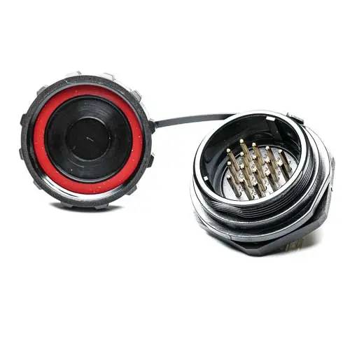 RS PRO SP29 38.8 mm Rundsteckverbinder Buchse 16-polig Stecker 10A Hinten IP68