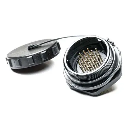 Produktfoto 1 von RS PRO SP29 38.8 mm Rundsteckverbinder Buchse 26-polig Stecker 5A Hinten IP68