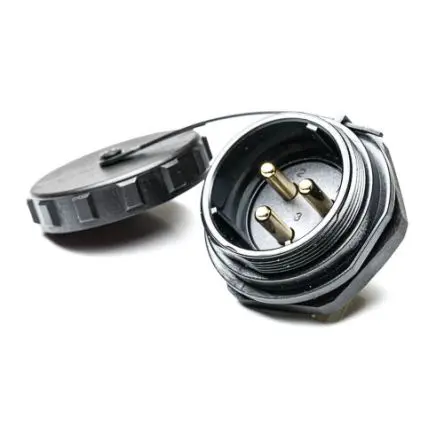 Produktfoto 1 von RS PRO SP29 38.8 mm Rundsteckverbinder Buchse 3-polig Stecker 50A Hinten IP68