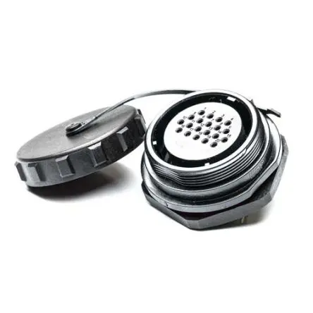 Produktfoto 1 von RS PRO SP29 38.8 mm Rundsteckverbinder Buchse 20-polig Buchse 5A Hinten IP68