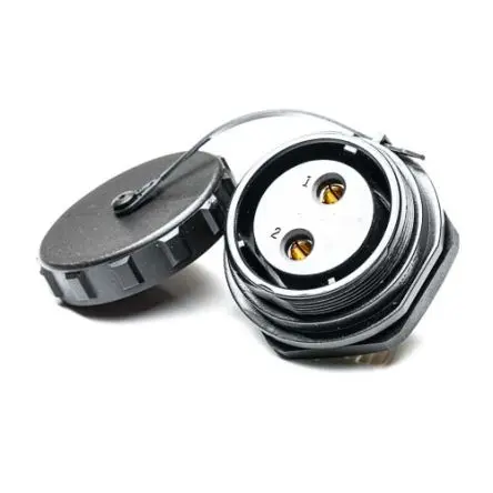 Produktfoto 1 von RS PRO SP29 38.8 mm Rundsteckverbinder Buchse 2-polig Buchse 50A Hinten IP68