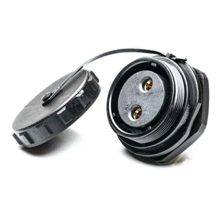 Produktfoto 1 von RS PRO SP29 38.8 mm Rundsteckverbinder Buchse 2-polig Buchse 32A Hinten IP68