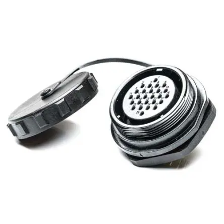 Produktfoto 1 von RS PRO SP29 38.8 mm Rundsteckverbinder Buchse 26-polig Buchse 5A Hinten IP68