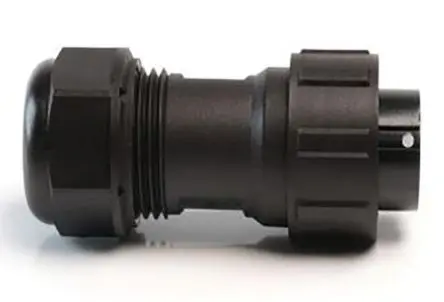 Produktfoto 1 von RS PRO SP29 38.8 mm Rundsteckverbinder Stecker 4-polig Buchse 25A Kabel IP68