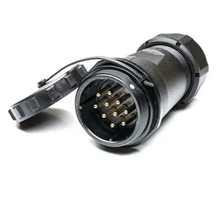 Produktfoto 1 von RS PRO SP29 38.8 mm Rundsteckverbinder Buchse 10-polig Stecker 25A Kabel IP68