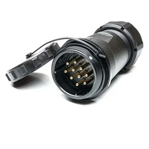 Produktfoto 1 von RS PRO SP29 38.8 mm Rundsteckverbinder Buchse 10-polig Stecker 10A Kabel IP68