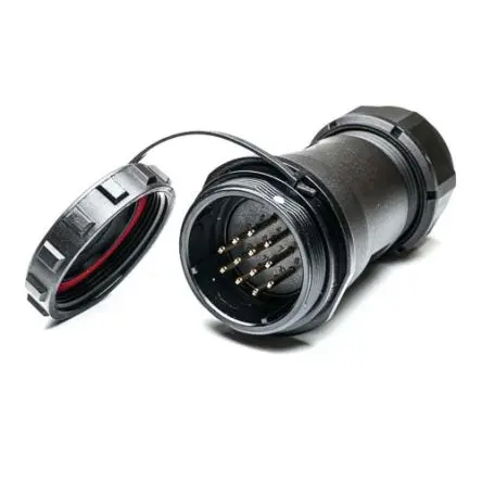Produktfoto 1 von RS PRO SP29 38.8 mm Rundsteckverbinder Buchse 12-polig Stecker 10A Kabel IP68