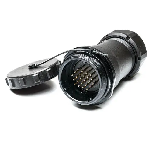 Produktfoto 1 von RS PRO SP29 38.8 mm Rundsteckverbinder Buchse 24-polig Stecker 5A Kabel IP68