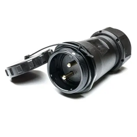 Produktfoto 1 von RS PRO SP29 38.8 mm Rundsteckverbinder Buchse 2-polig Stecker 32A Kabel IP68